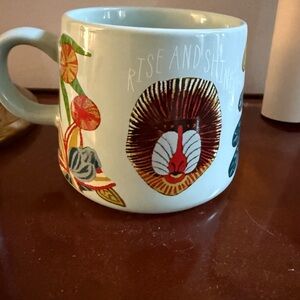 Colorful Opalhouse Ceramic Mug with Lion Design
